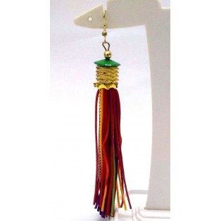 Viscose Tassel Earrings Jewelry Hook Drop Long Dangle Chic Boho Ethnic LGBT AE70